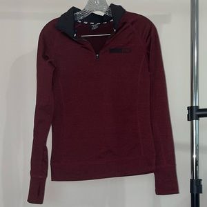 PINK Quarter Zip with thumb hole